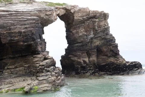 Beach of the cathedrals 스톡 사진