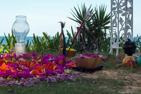Beach ceremony Stock Photos