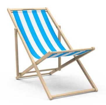 The beach chair Stock Illustration