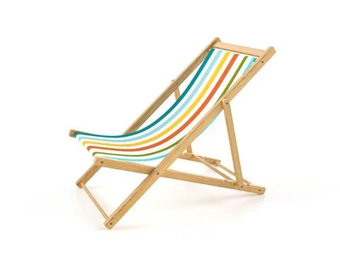 Beach chair Stock Illustration