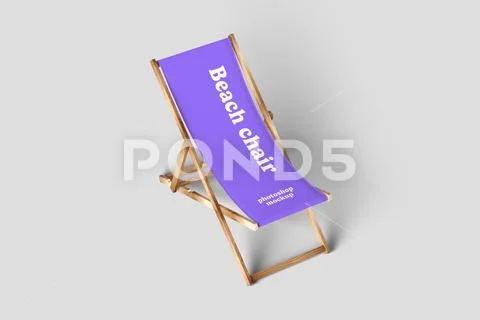 Beach Chair Mockup PSD 템플릿