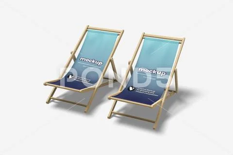 Beach Chair Mockup PSD Template