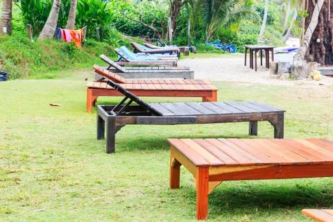 Beach chair Stock Photos