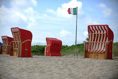Beach chair Stock Photos