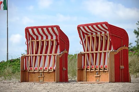 Beach chair Stock Photos