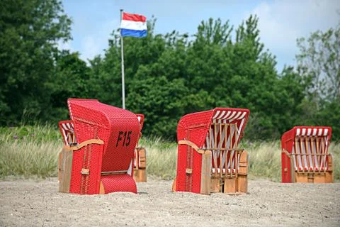 Beach chair Stock Photos