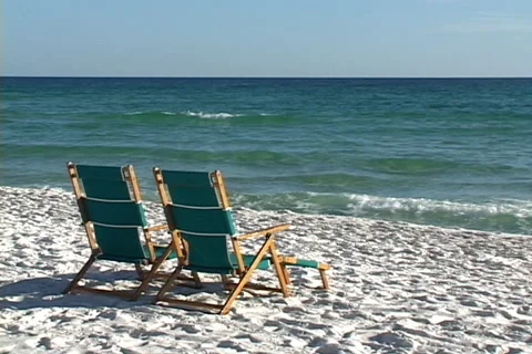 Beach Chairs Video stock 941205