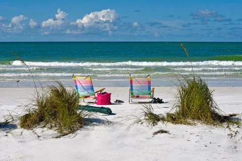 Beach Chairs Stock Photos