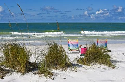 Beach Chairs Stock Photos