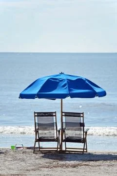 Beach Chairs Stock Photos