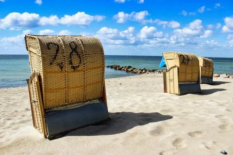Beach Chairs Stock Photos