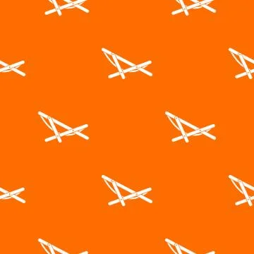 Beach chaise pattern seamless Stock Illustration