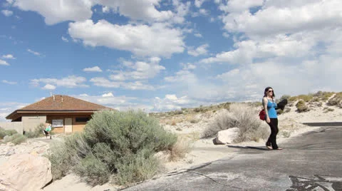 Beach changing room Stock Footage 27076954