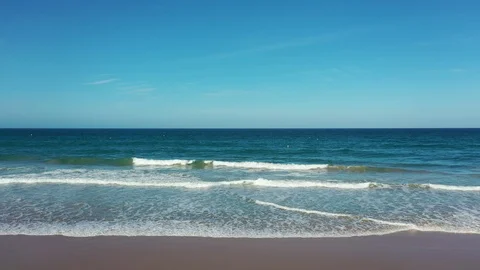 Beach Chiclane Spain Stock Footage
