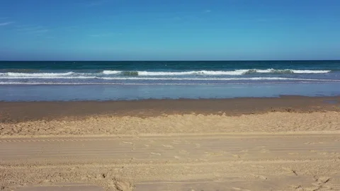 Beach Chiclane Spain Video stock 114394266