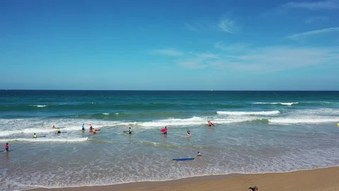 Beach Chiclane Spain Video stock 114394505