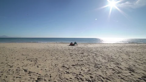 Beach chill relax Stock Footage 89651182