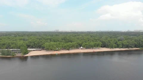 Beach In The City Stock Footage 156623044