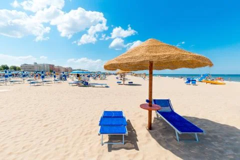 Beach with clean white sand Foto stock