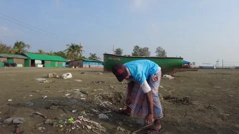 Beach Cleaning Stock Footage 252919143