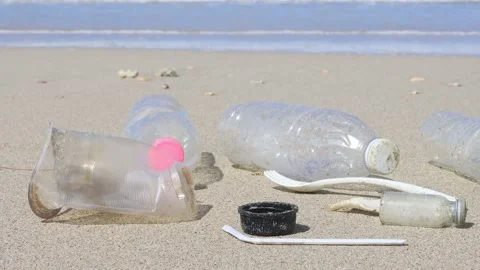 Beach cleanup Stock Footage 132860517