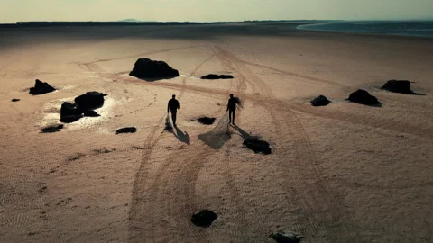 Beach Cleanup Stock Footage 308593104