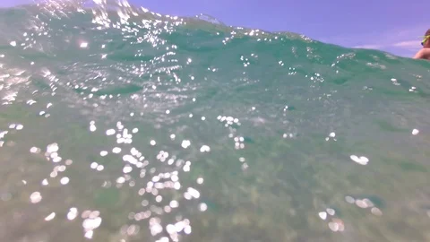 Beach, clear crystal water Stock Footage 95926536