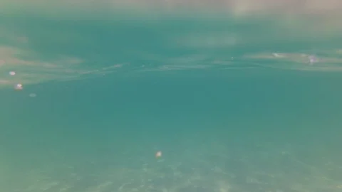 Beach, clear crystal water Stock Footage 95926594