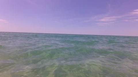 Beach, clear crystal water Stock Footage 95926667