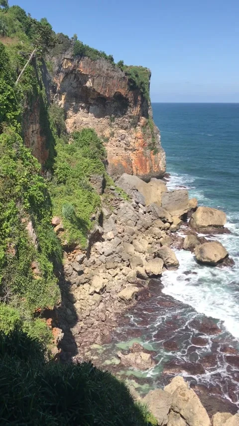 Beach Cliff Stock Footage 210723402