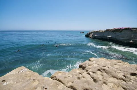 Beach cliff Stock Photos