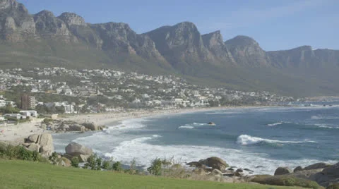 Beach Cliffs Stock Footage 22989639