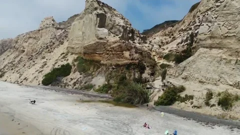 Beach cliffs in San Diego Stock Footage 157792939