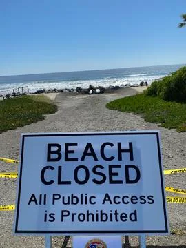 Beach Closed2 Fotos Stock