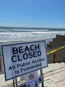 Beach Closed5 Fotos Stock