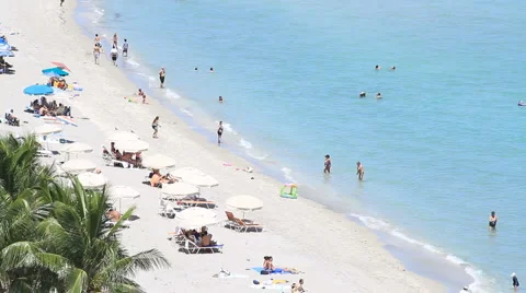 Beach closer Stock Footage 880411