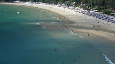 Beach with cloud shadow time lapse Vidéo 1619049