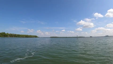 Beach, Clouds, Boating, Timelapse Stock Footage 310804338