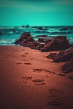 The beach in the coast Stock Photos
