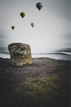 The beach in the coast Stock Photos