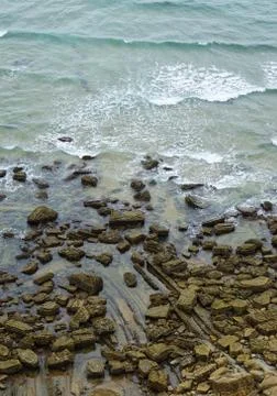 The beach in the coast Foto stock