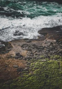 The beach in the coast Stock Photos