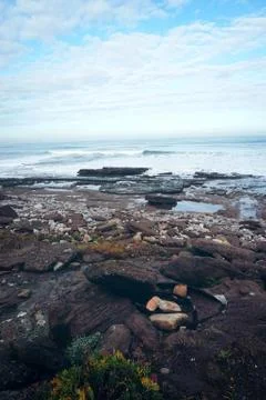 The beach in the coast Stock Photos