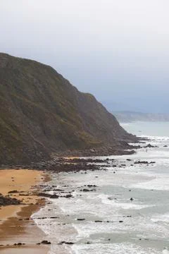 The beach in the coast Stock Photos