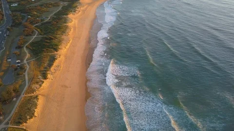Beach Coastline Aerial view 스톡 동영상 86182385