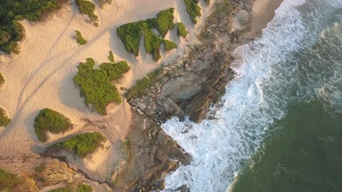 Beach coastline Video stock 152957893