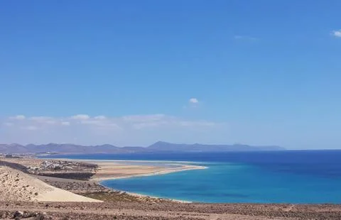 A beach with the coastline Stock Photos