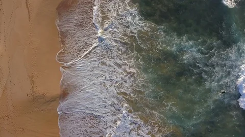 Beach coastline wave 库存影片 113944985