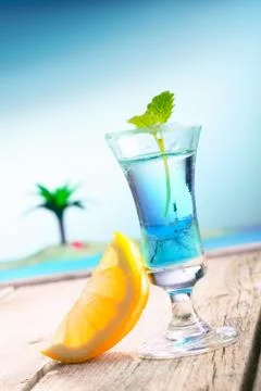 Beach cocktail Stock Photos