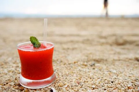 Beach cocktail Stock Photos